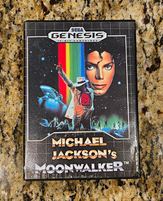 SEGA Michael Jackson's Moonwalker Sega Genesis 1990 Action Adventure Manual