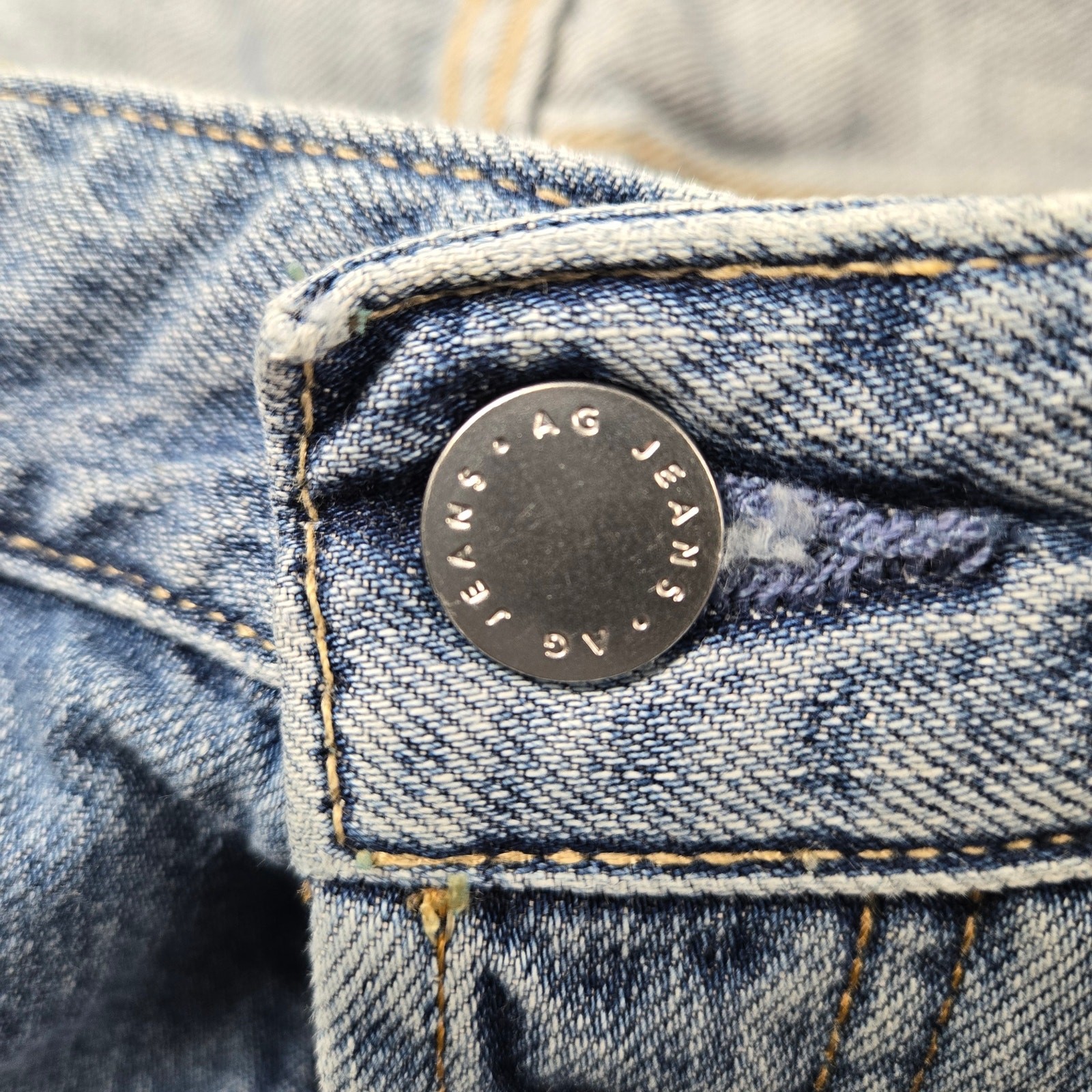 AG Adriano Goldschmied Alexxis High Rise Vintage Straight Jeans 100% Cotton 31R thumbnail 15