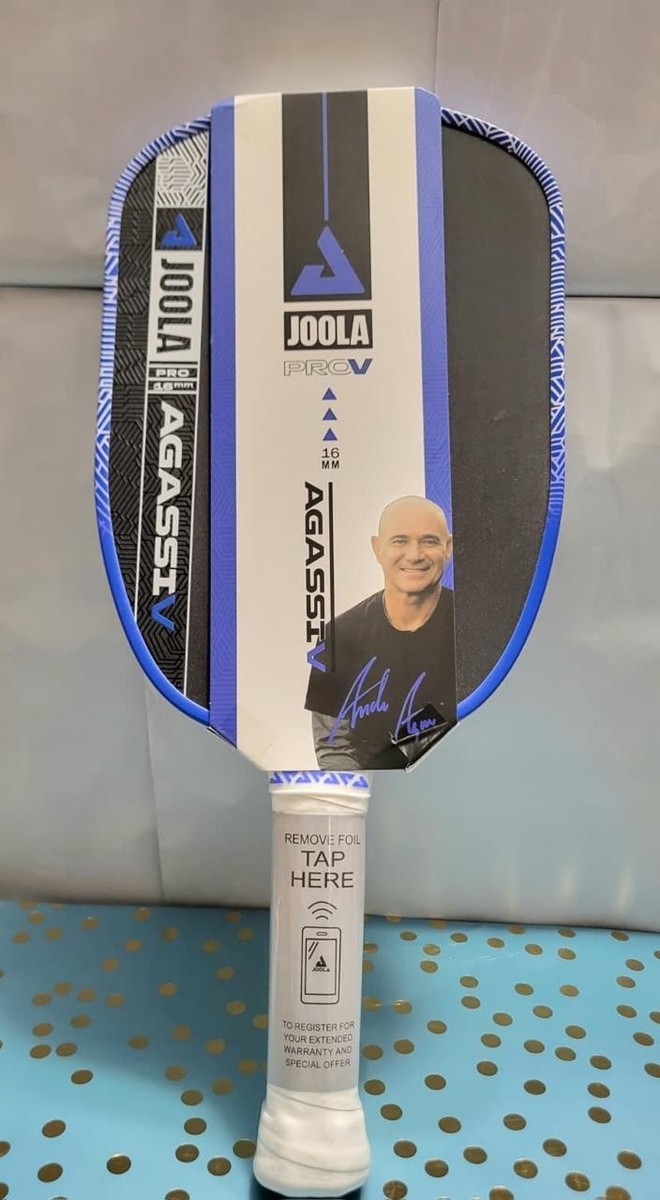アガシプロⅣ JOOLA Agassi Pro IV 16mm Pickleball Paddle Blue Brand New Free