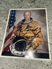 NASA Astronaut F. Story Musgrave - Autographed LBJ Space Center Photo