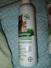 Advantage Cat Flea  Tick Shampoo for Kittens  Adult Cats 8 oz.