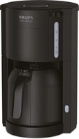 Krups Filterkaffeemaschine KM3038 Thermoskanne 1,25L Schwarz 15 Tassen 800W