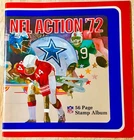 1972 Sunoco NFL Action Stamp Album 56 Pages No Stamps Vintage Football