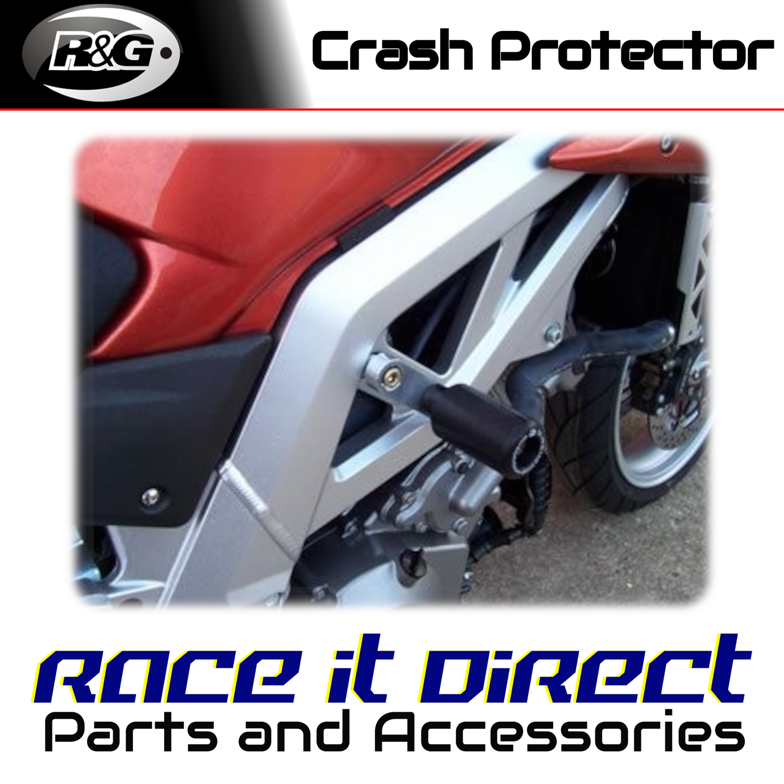 Crash Protectors for Suzuki SV1000 Unfaired 2003-2005 R&G