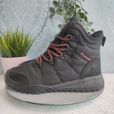 Columbia Fairbanks Omni-Heat Herrenstiefel. UK Größe 7. Schwarz/Rost