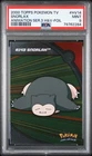 2000 TOPPS POKEMON TV ANIMATION SERIES 3 HEROES & VILLAINS FOIL SNORLAX PSA 9
