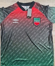 New!! Mexico National Team Umbro Vintage Soccer Jersey Men's Size Large
