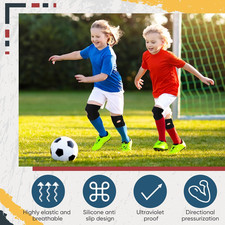 2 Pcs Kids Knee Brace, Youth Knee Compression Sleeve for Children Support for...