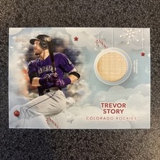  2020 Topps Walmart Holiday Relics #WHRTS Trevor Story Colorado Rockies 🔥🔥
