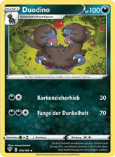 Duodino / Pokémon Karte / Deutsch / Flammende Finsternis / Reverse Holo