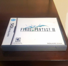 Square Enix Final Fantasy III Nintendo DS NTSC-U/C 2006 Manual Included