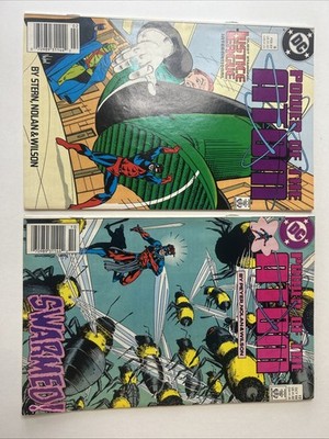 2 Power Of The Atom DC Comics #9 & #17 (1989)