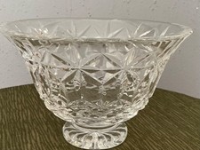 VTG WATERFORD CRYSTAL BALMORAL FOOTED BOWL -DISCONTIN..