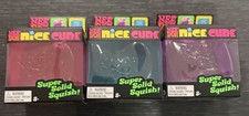 NeeDoh Nice Cube Squeeze Toy with Super Solid Squish - 2.25" Cube Lot Of 3 New