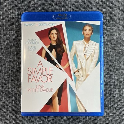 A Simple Favor (Blu-Ray +Digital)  Disc Very Good