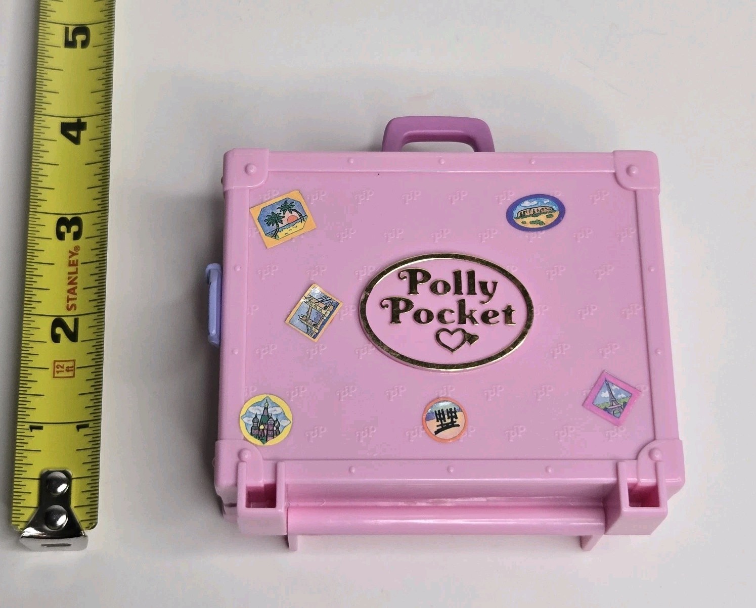 *SUITCASE COMPACT ONLY* 1996 Vtg Polly Pocket  Polly in Paris Bluebird Toys
