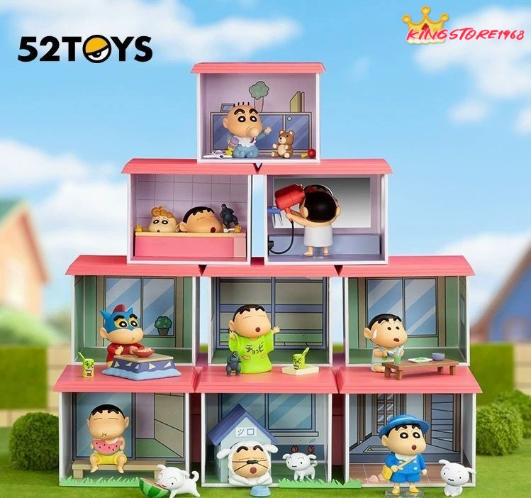 52TOYS Crayon Shin-chan Harube House Series Confirmed Blind Box