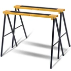 IRONMAX 2 Pack Heavy Duty Saw Horse Steel Folding Legs Sawhorse 275 lbs Capacity