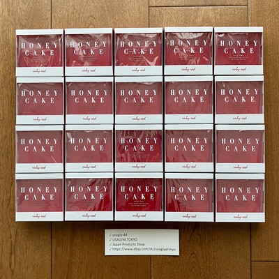 Shiseido Honey Cake Fragrance Soap 100g Rubby Red / Set Of 20 / Free Exp. Ship