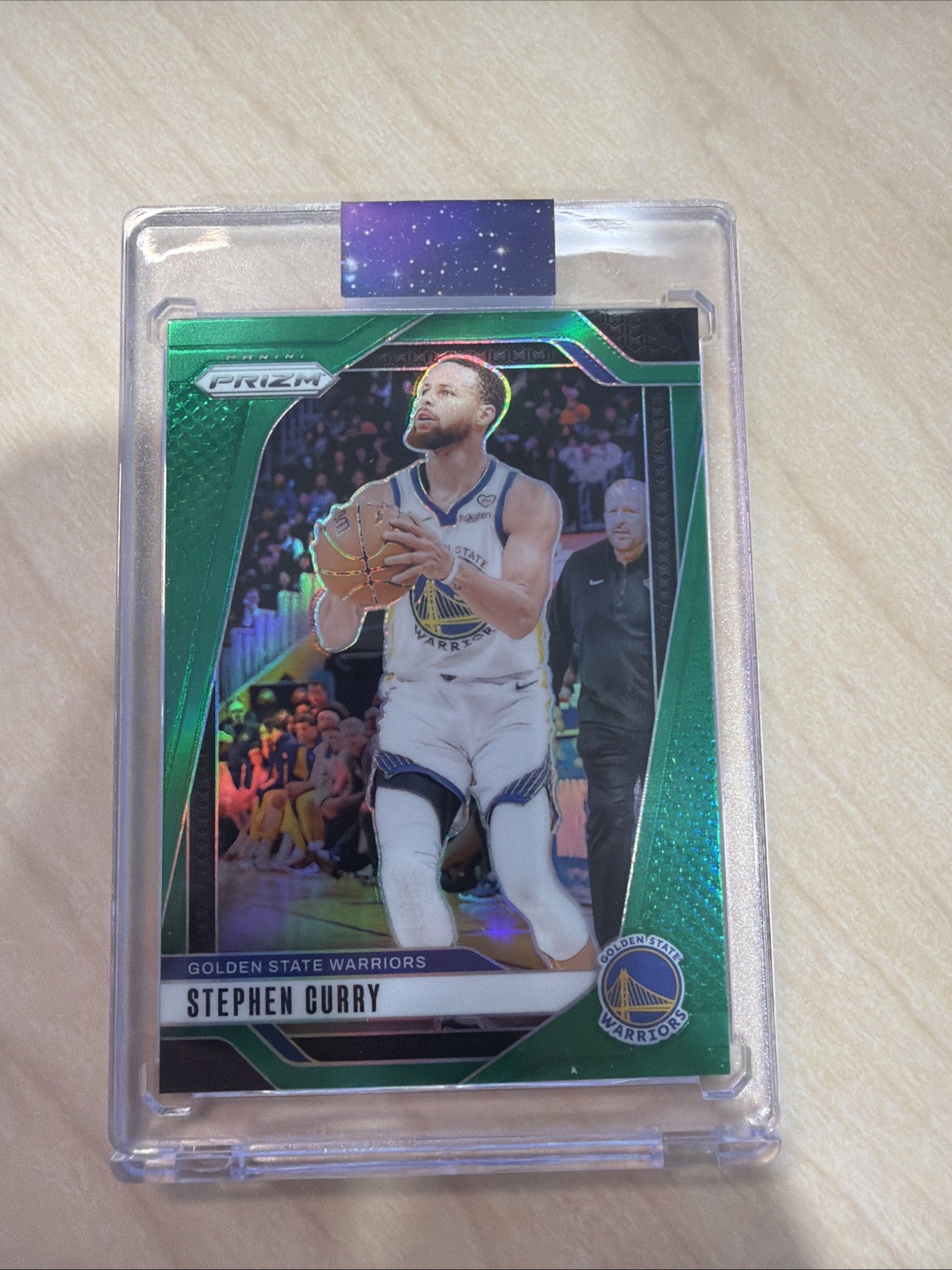 2024-25 Panini Prizm - Stephen Curry #134 Green Ice Prizm