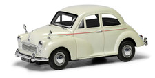 Corgi 1/43 Scale Morris Minor 1000 - Snowberry White Die Cast Model