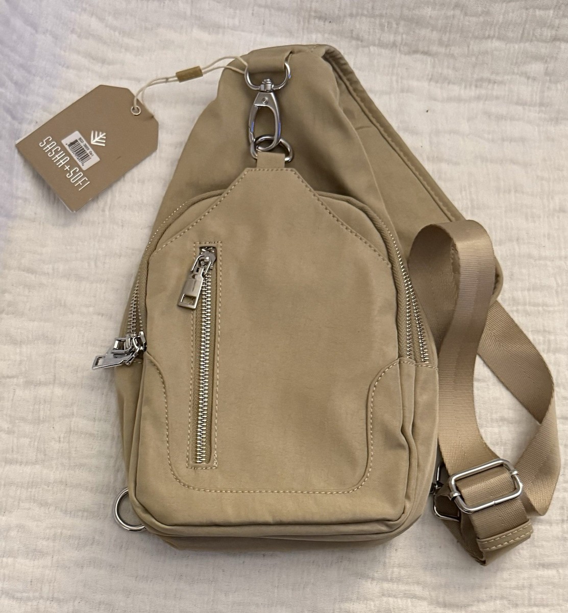 Sasha + Sofi Solid Black Sling Backpack Sasha + Sofi | Bags | Sasha Sofi Solid Black Sling Backpack  main image 4