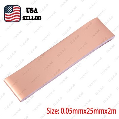 25mm X 2m Double-sided Conductive Adhesive Copper Foil Tape for EMI Shielding