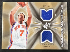 CHANNING FRYE 2006-07 SPx Winning Materials Dual Game Jersey #WM-CF NBA Knicks