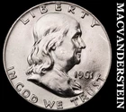 1961-D Franklin Half Dollar - Choice Gem Brilliant Unc++++  Lustrous  #J8768