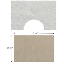 Quadra-Fire 4100-I ACT & Bodega Bay Baffle Board & Ceramic Blanket