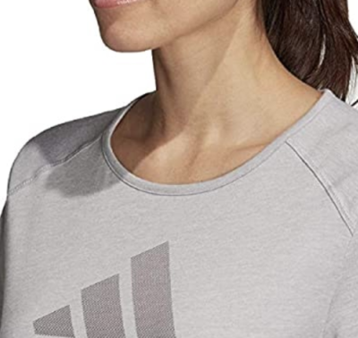 adidas Energy Running T Shirt Womens Small Climalite Response Soft Grey  DJ3029