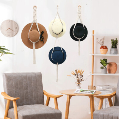 Sage&Twine | Two hangers at Half the price? Our Macrame Hat Hanger is on sale right now and yes, you can grab two and save 50%. This long weekend is