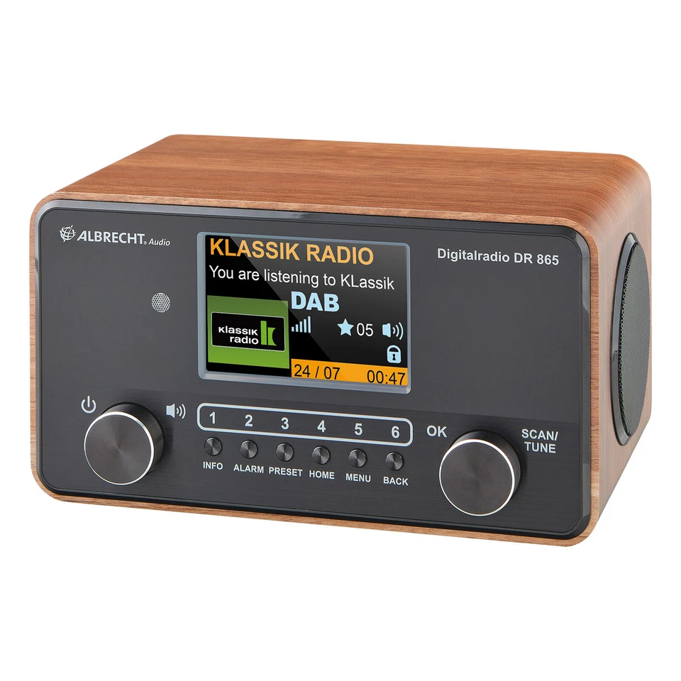 27865  Albrecht DR 865 Seniorenradio mit großem 4" Display DAB+/UKW, Farbdis. X - Bild 2 von 4