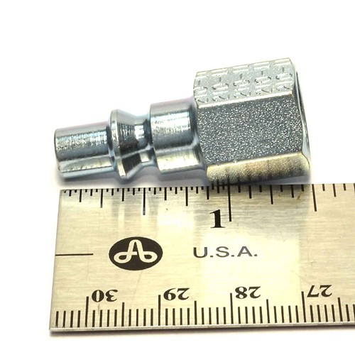 ARO 210 - Raccordi tubo aria 1/4" NPT accoppiatore automatico stile A collegamento rapido - Foto 4 di 6