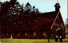 Vintage C. 1960's Chapel at St. Vincent de Paul Home Spring Valley NY Postcard 