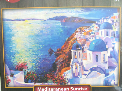 Puzzle Mediteranean Sunrise 500 Piece 13x 19'' Greek Scene New Kings WeCool Toys