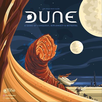 DUNE Board Game: A Game of Conquest, Diplomacy & Betrayal - NIB & Factory Sealed