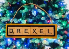 Drexel University Dragons Christmas Ornament Scrabble Tiles