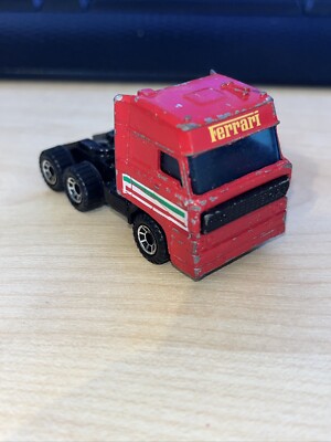 Gebrauchte Matchbox Convoy DAF 3300 Space Cab Truck 1987 Red Arrows 1:86 Sammler