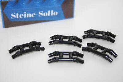 Lego (c) 5x Panthograph / Stromabnehmer Zug  schwarz - 37494 - Eisenbahn - black