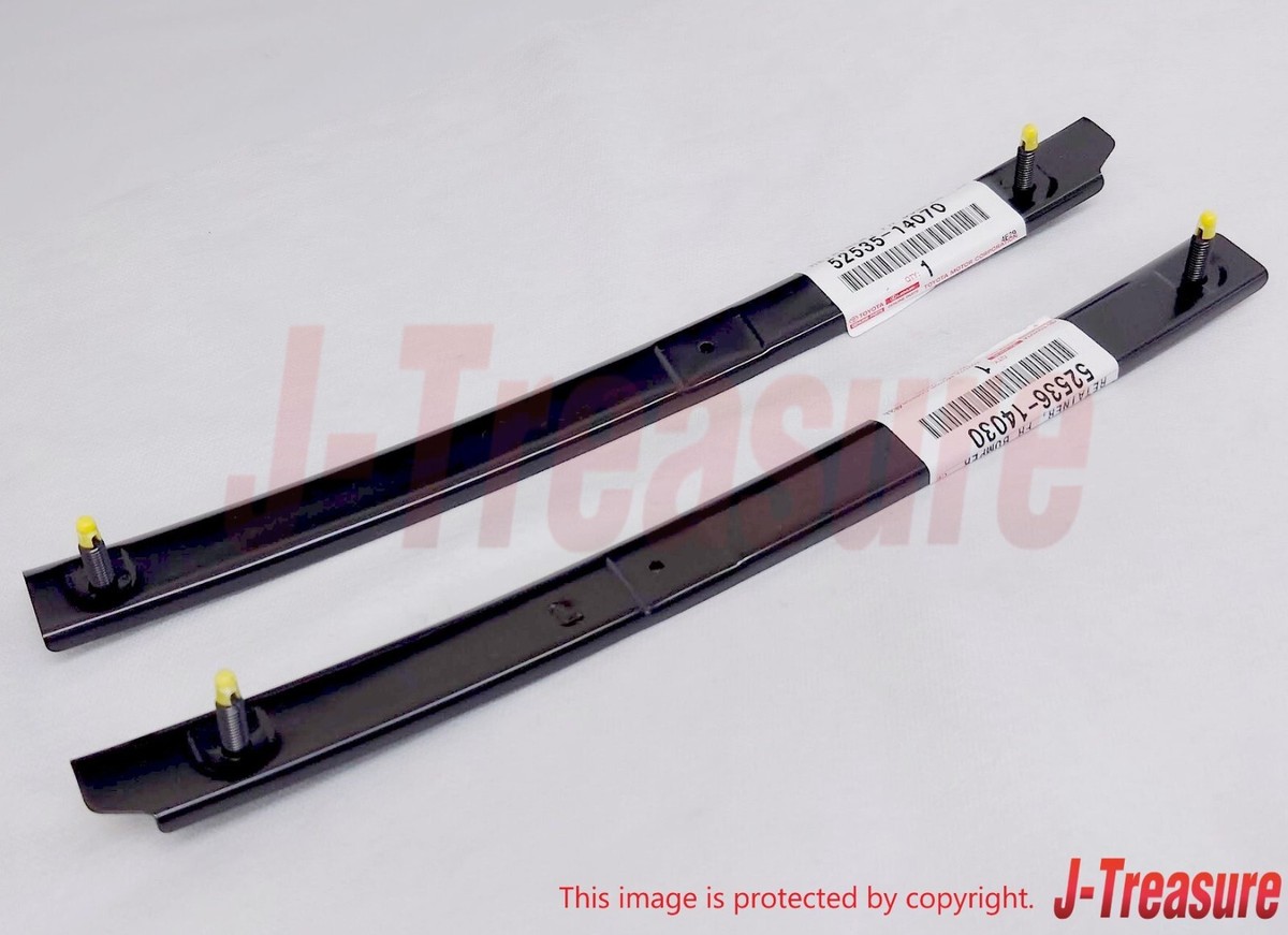 10箱 TOYOTA JZA80 SUPRA MK4 93-98 Genuine Front Bumper Side Retainer RH