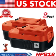 2Pack for BLACK DECKER 14.4V Slide Battery HPB14 FIRESTORM FSB14 499936-34 A14