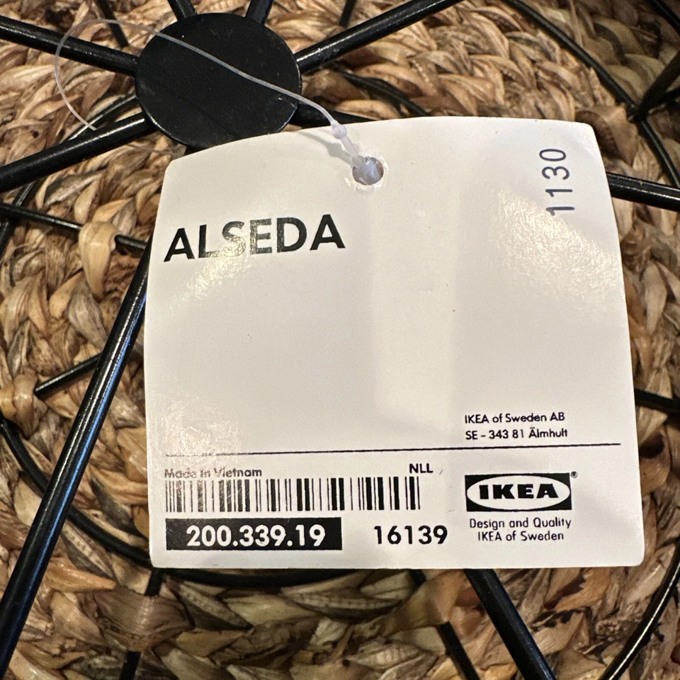 Nuevo taburete de fibra de plátano IKEA ALSEDA 200.339.19 16139 Foto 4 de 4