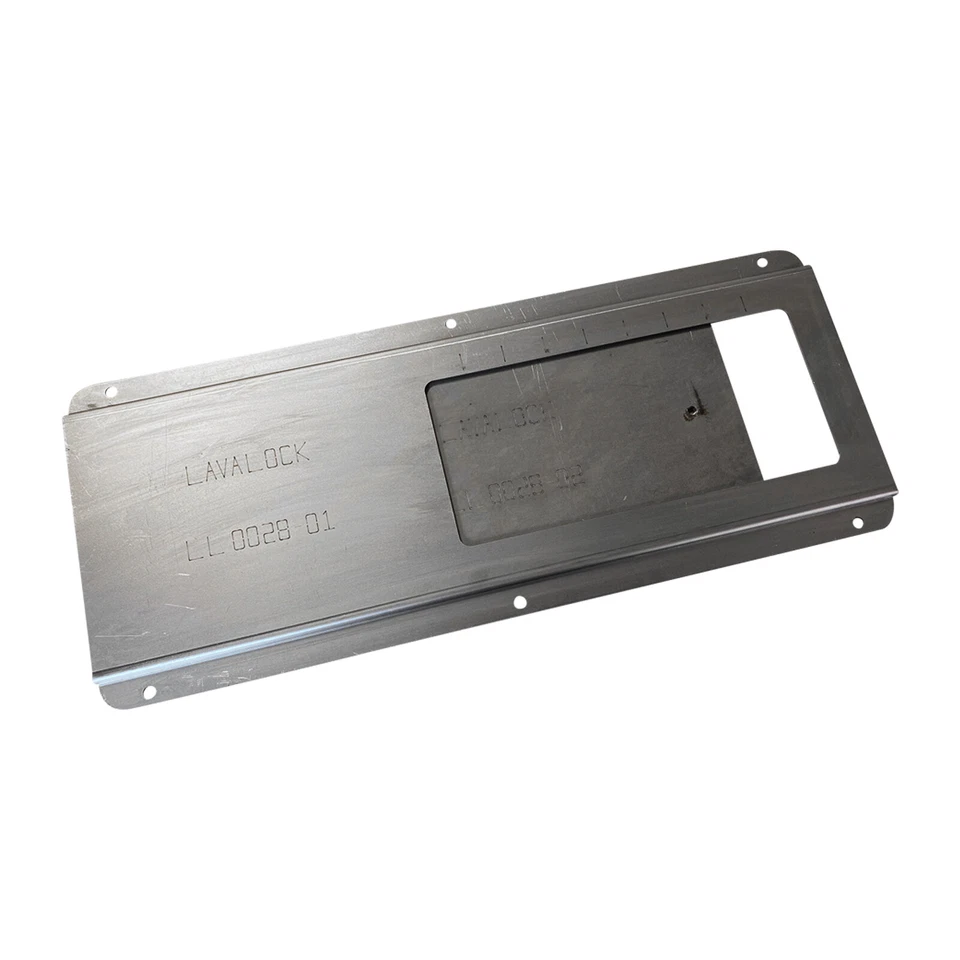 LavaLock® 4 x 8 inch BBQ smoker Pit Slide Damper Air Inlet Intake Vent Weld On - Image 4 of 4