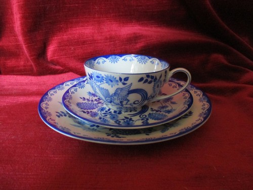 Rosenthal Else blaue Stunde Teegedeck Gedeck 3-teilg