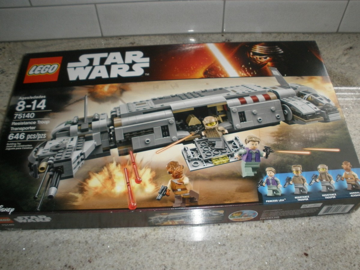 LEGO Star Wars Resistance Troop Transporter (75140) COMPLETE
