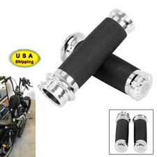 RSD 1" Handlebar Hand Grips For Harley Road King Softail Fat Boy Slim FLS XL883N