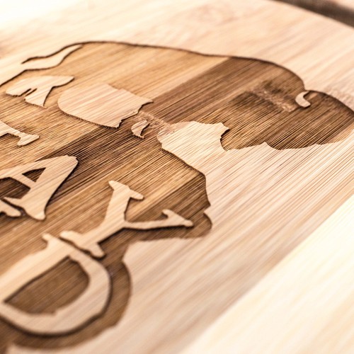 Stay Wild and Free - Buffalo - Cutting Board - Picture 4 of 9
