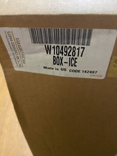 OEM NEW W10492817 W10520814 Whirlpool Refrigerator Ice Box