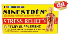 Sinestres Stress Relief Drinkable Vials - Multivitaminico Bebible para el estres